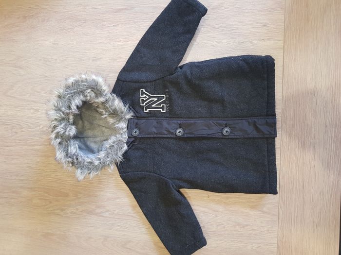 manteau bébé IKKS 12 mois gris