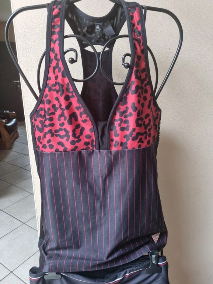 Ensemble de sport noir rouge et blanc - photo numéro 2