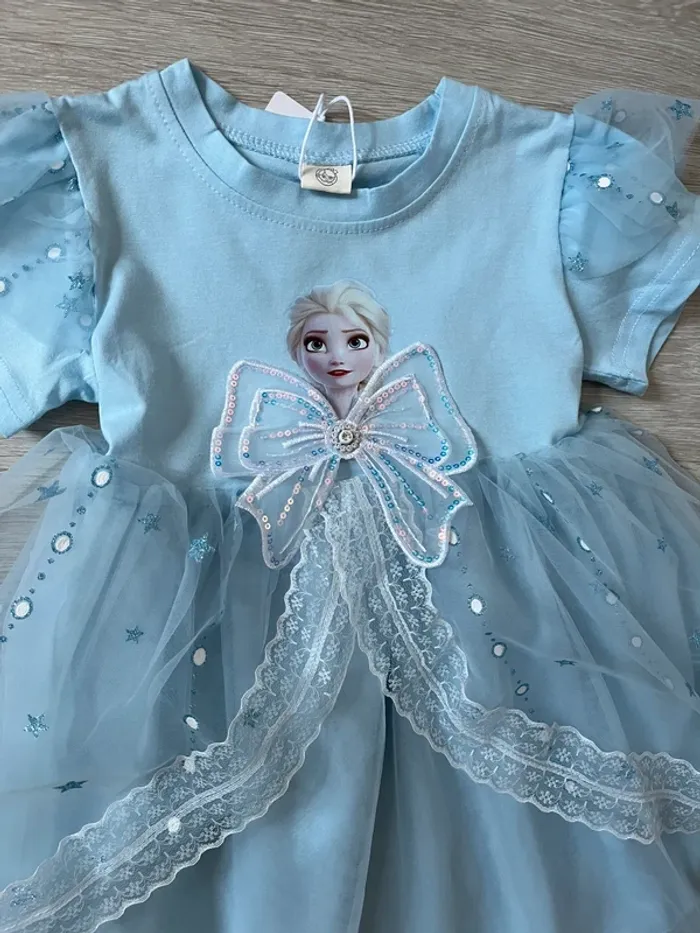 Sublime Robe Frozen 4-5 ans - photo numéro 4