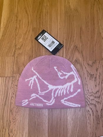 Bonnet arc’teryx bird head toque rose