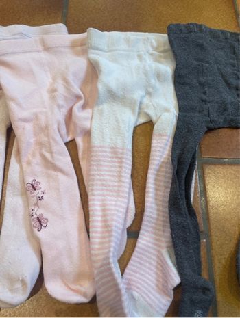 Lot 15 collants bébé 6/12 mois