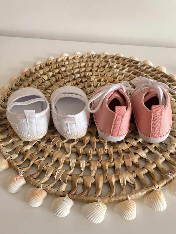 Lot de 2 paires de chaussures bébés - photo numéro 2