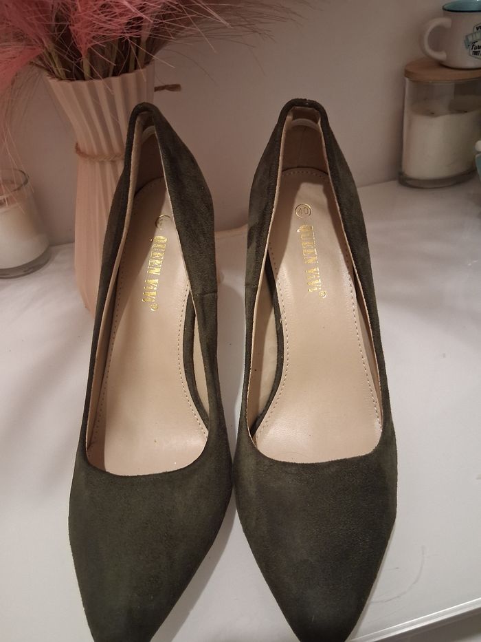 Escarpins kaki - photo numéro 4