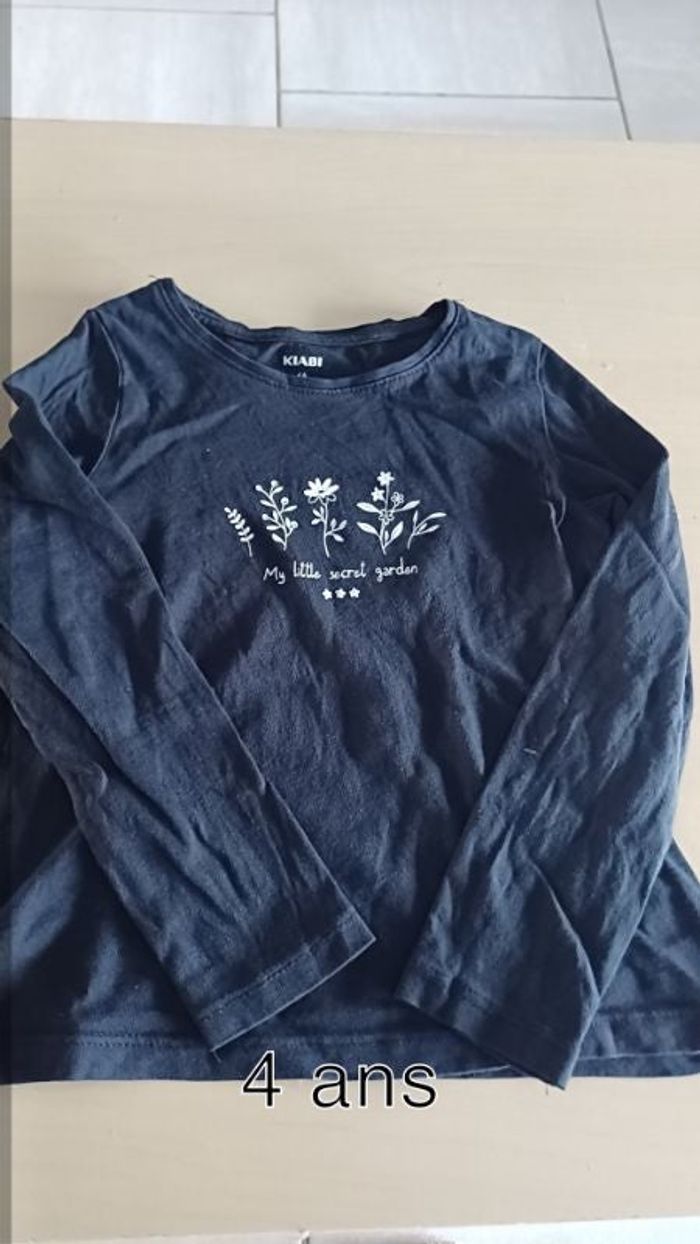 T-shirt manche longue fille