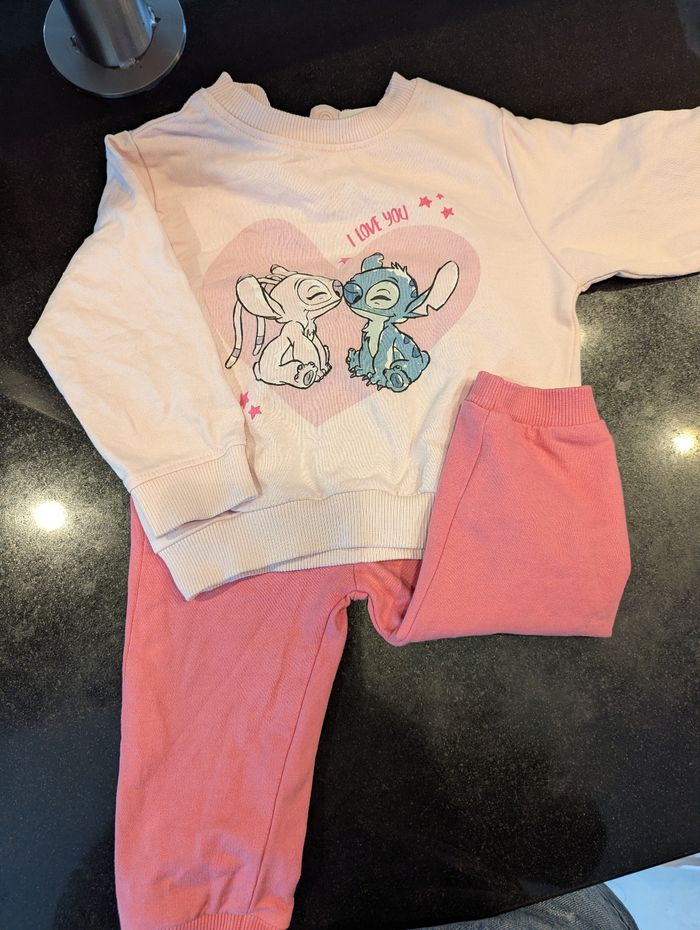 Ensemble sweat+jogging Disney Stitch - photo numéro 3
