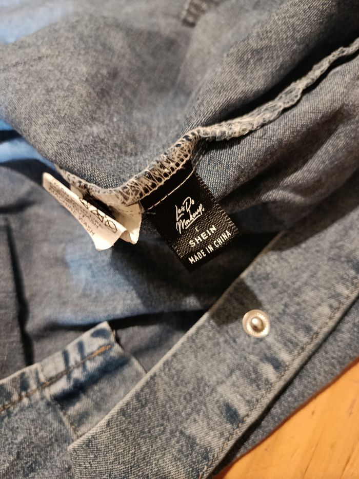 Robe chemise jeans shein - photo numéro 2