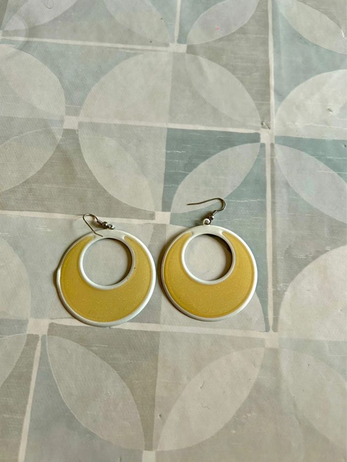 Lot de 2 paires de boucles d’oreilles - neuf - photo numéro 3