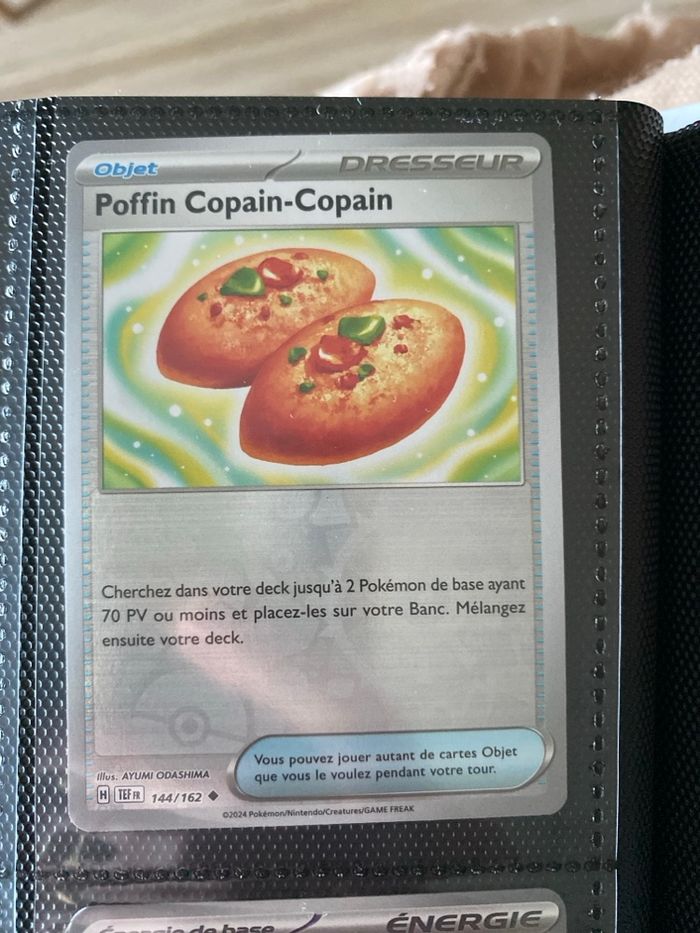 Carte Pokémon reverse neuf