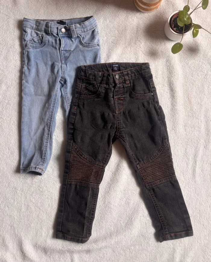 2 jeans 24 mois