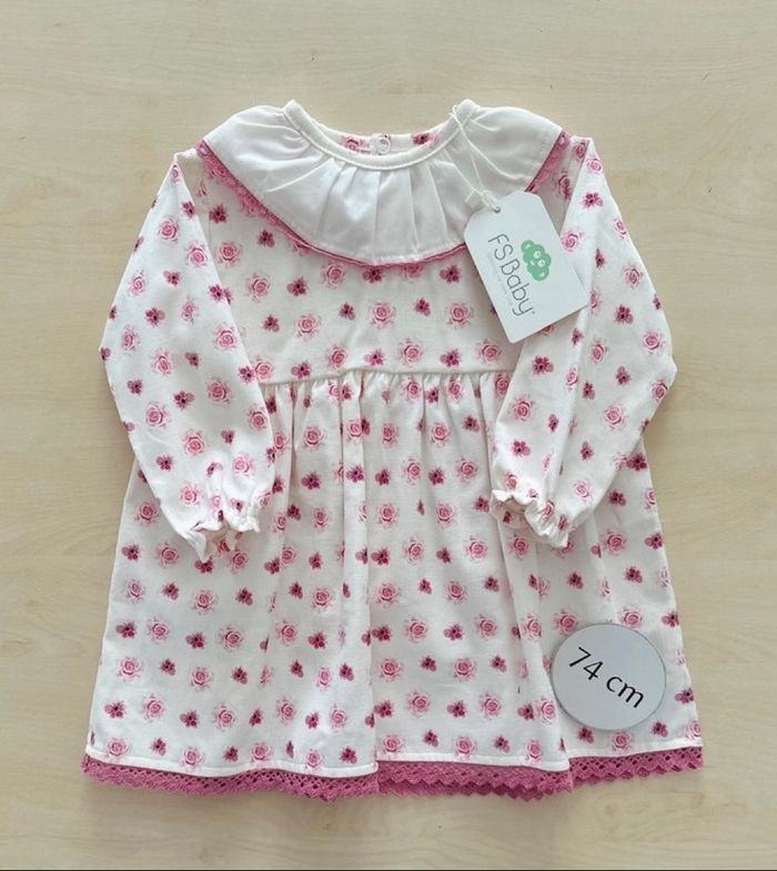 Robe fille FS baby 9 mois  74 cm NEUVE