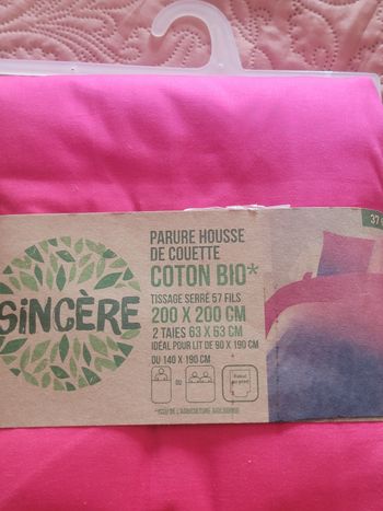 Parure housse de couette  sincère 