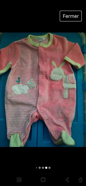 Pyjama bébé fille.  Kitchoun