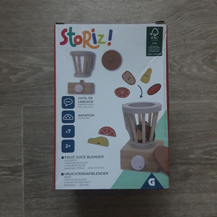 Jouet en bois blender jus de fruits NEUF