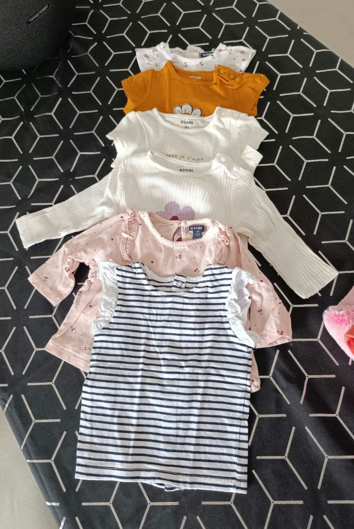 Lot 6 t-shirts Kiabi