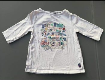 Tee-shirt manches 3/4 fille 3 ans Sergent major