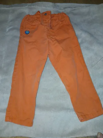 Pantalon 2 ans orange