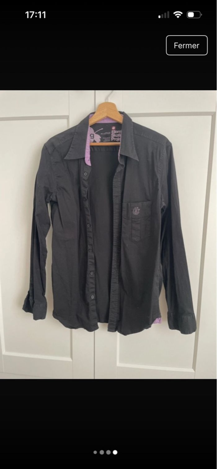 Chemise noir Element L - photo numéro 2
