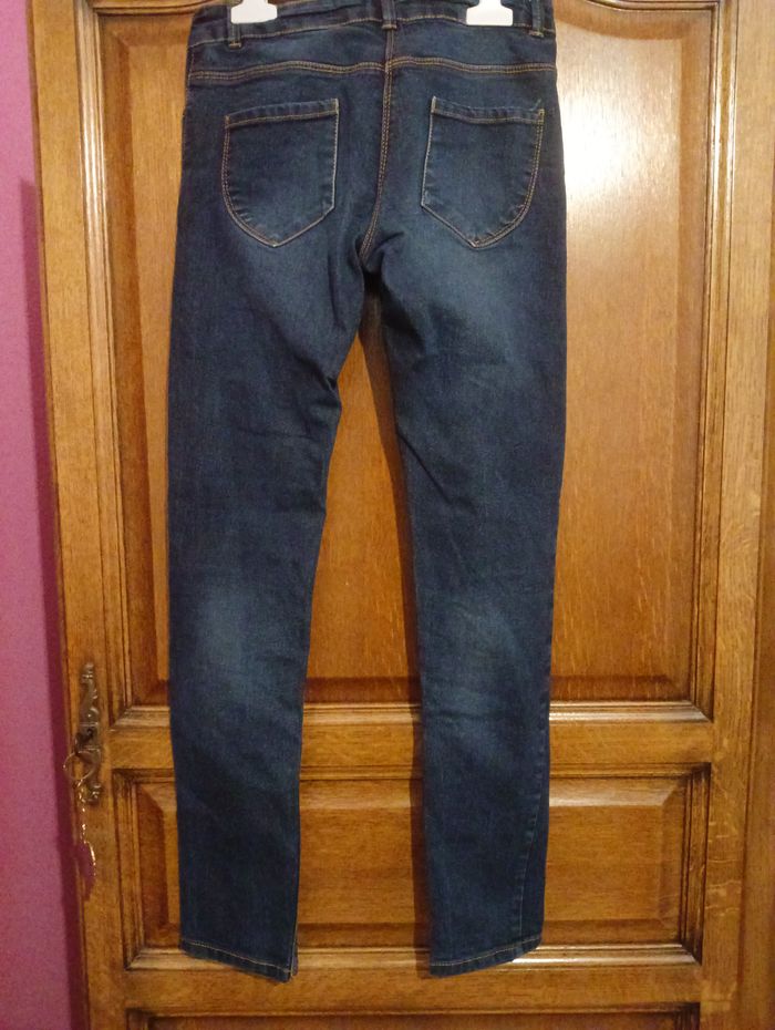 Jean slim fit Kiabi taille 12 ans bleu foncé 👖 - photo numéro 2