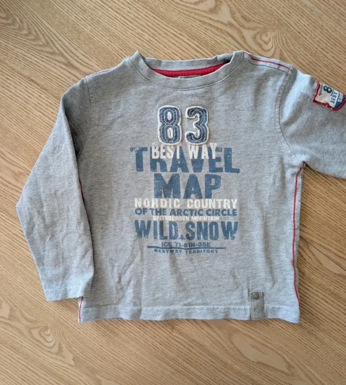 Lot de 3 tee shirt à manches longues en taille 3 ans - photo numéro 5