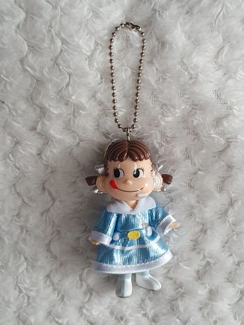 Figurine porte clé peko chan idol winter japon fujiya cartoon vintage milky space futuristic