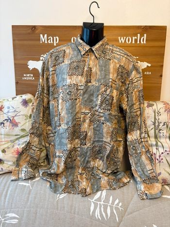Chemise à motif - année 70 - en très bon état - taille L