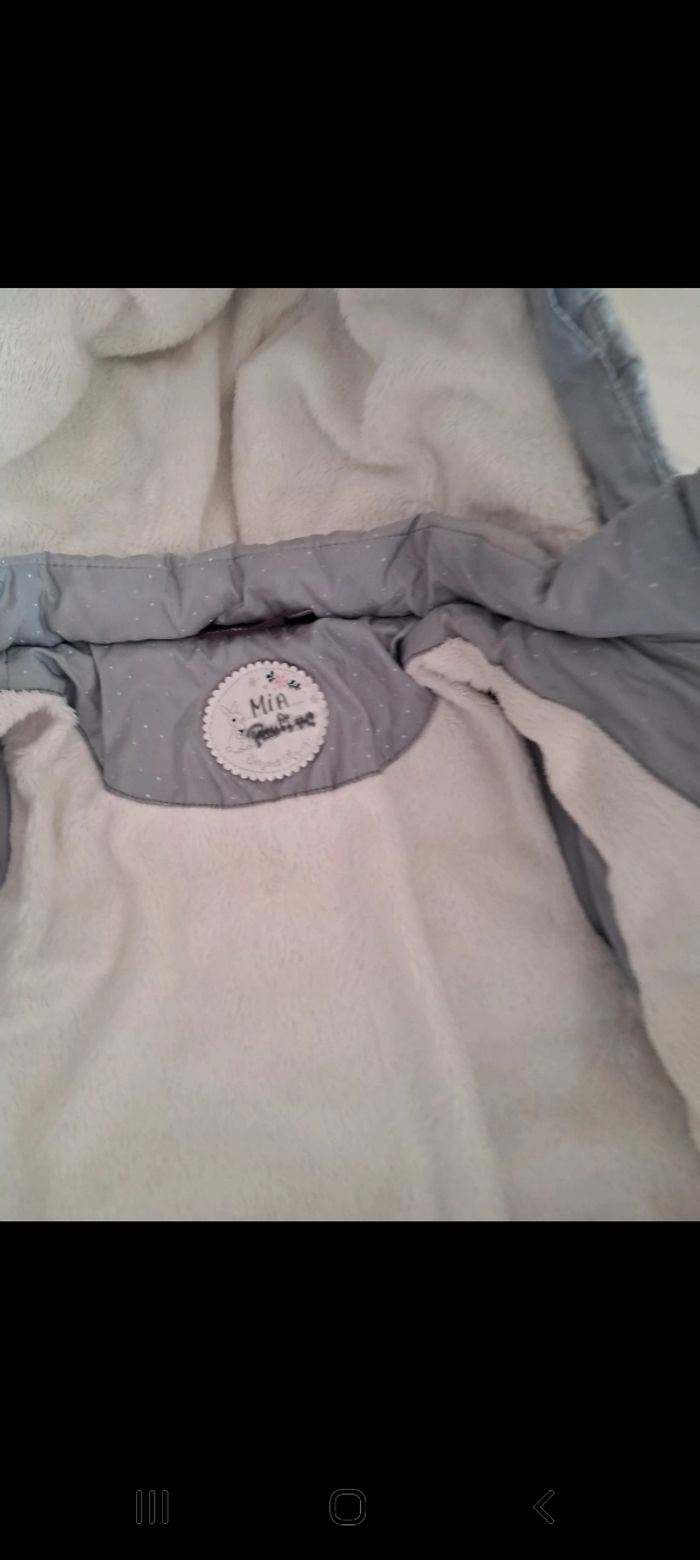 Doudoune manteau grise sergent major 3 ans - photo numéro 5