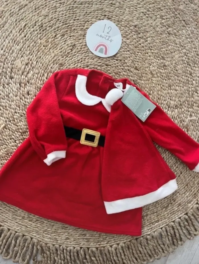 Robe Noël avec bonnet de Noël neuf