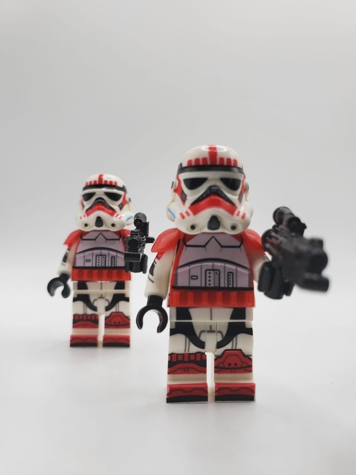 Figurines type lego 4 stormtroopers star wars - photo numéro 3