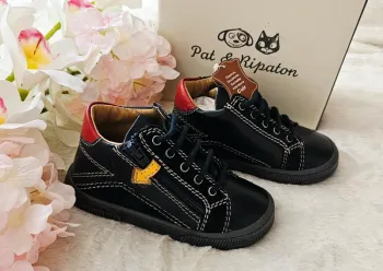 Bottes Bottines cuir Zip Pat et Ripaton T24