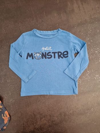 Tee shirt manches longues en 18 mois inextenso