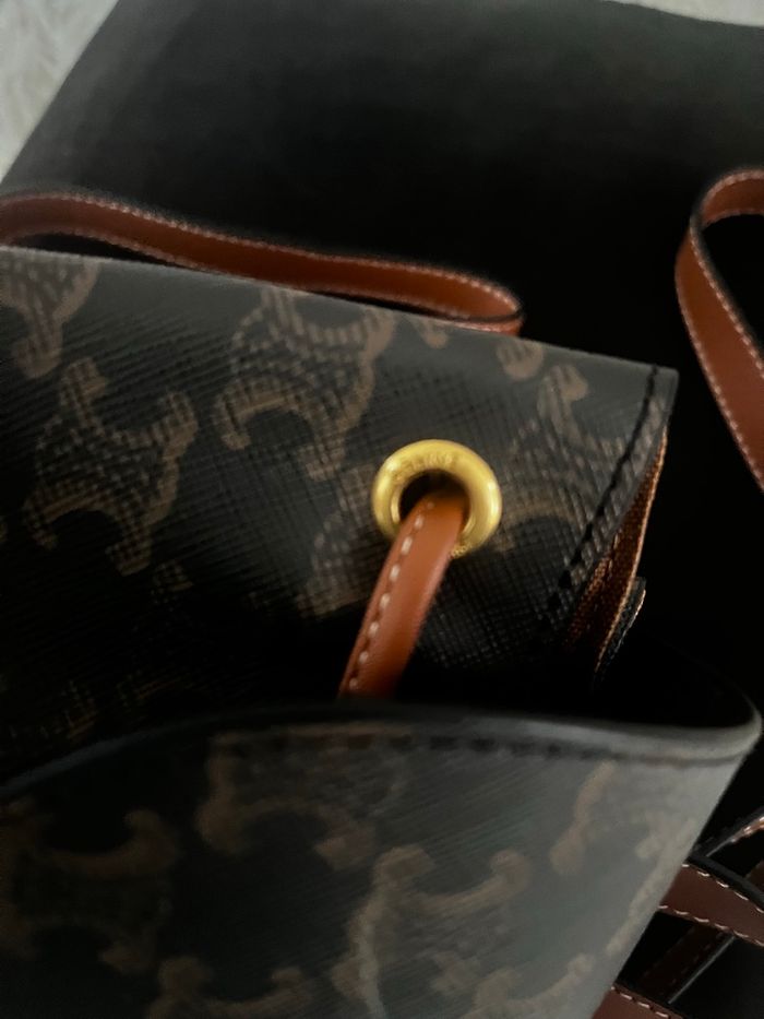 Sac à dos Céline marron et camel neuf - photo numéro 3