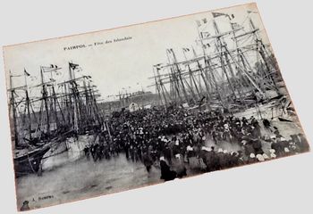 Carte postale ancienne Paimpol (Côtes-d' Armor) Fête des Islandais