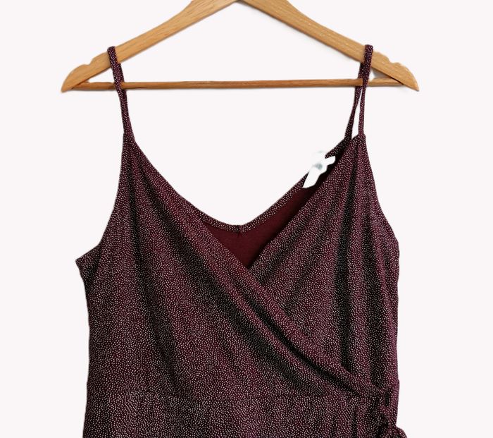Top cache coeur prune. H&M. Coton. Modal. Taille 40 - photo numéro 2
