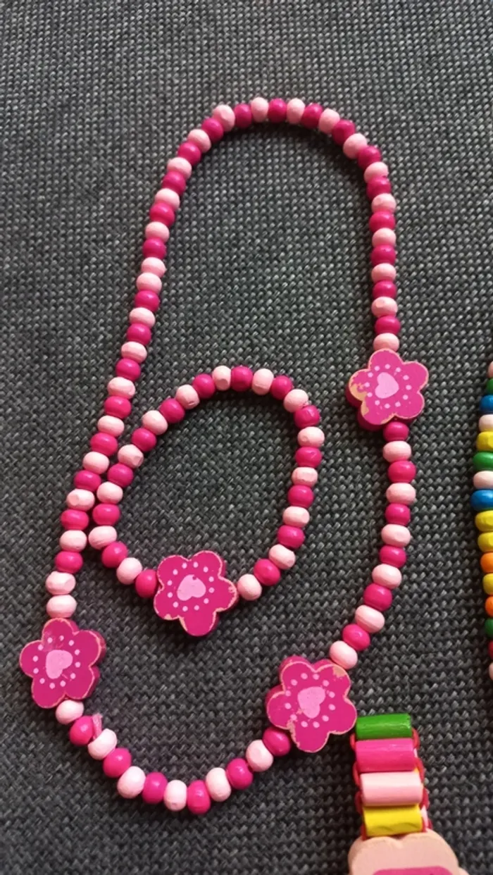 Bracelets colliers montre en bois - photo numéro 2