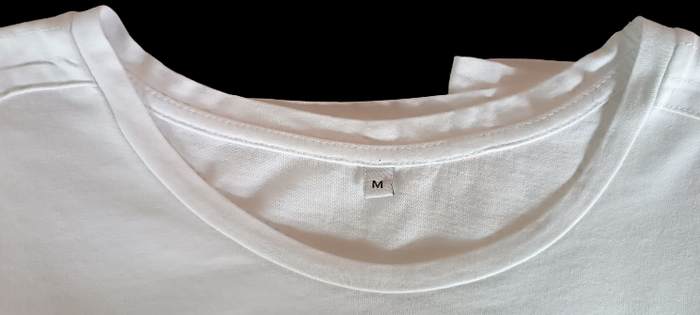 Tee-Shirt Femme - blanc avec inscription - (Taille M) - (TEX) - photo numéro 4