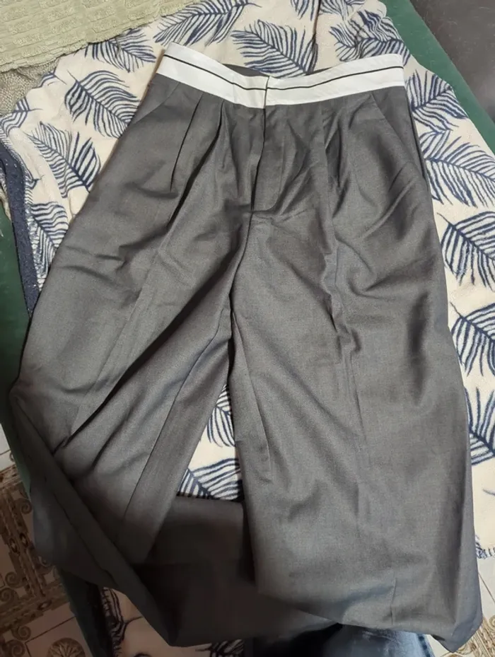 Pantalon pince jambes évasées - photo numéro 3