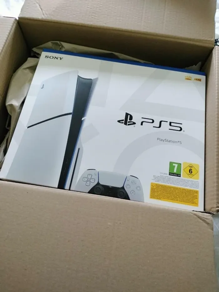 Sony PS5 Slim Édition Blu-Ray 1To Console - Blanc