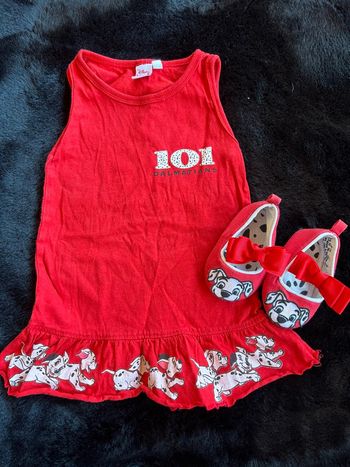 🌸Robe et chaussure 101 dalmatien🌸