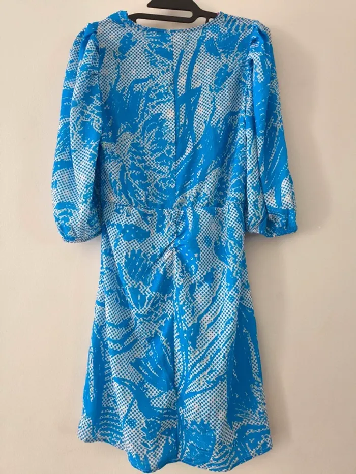 Robe bleue imprimée Top Secret Woman – Taille 34 – Neuve avec étiquette - photo numéro 4