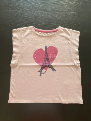 Débardeur rose Vertbaudet taille 6 ans
