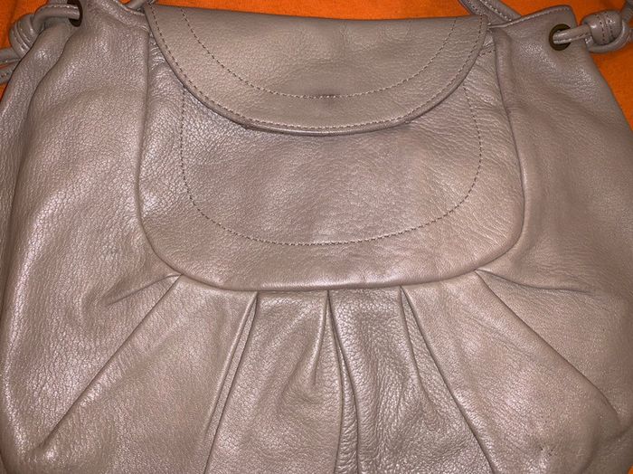 Sac bandoulière Paloma gris perle Brontibay - photo numéro 2