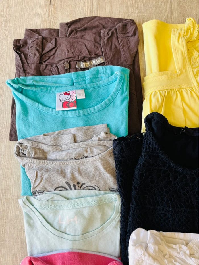 Lot de vêtements été enfant fille multiple marque - photo numéro 2