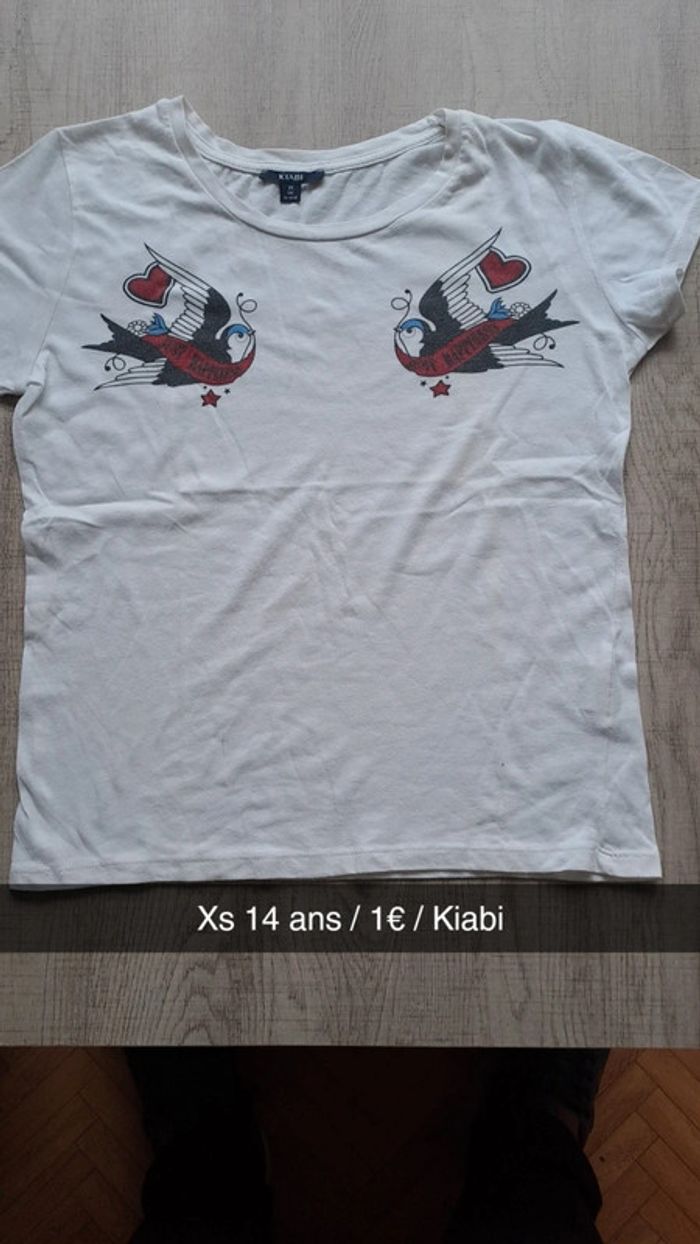 T-shirt oiseaux