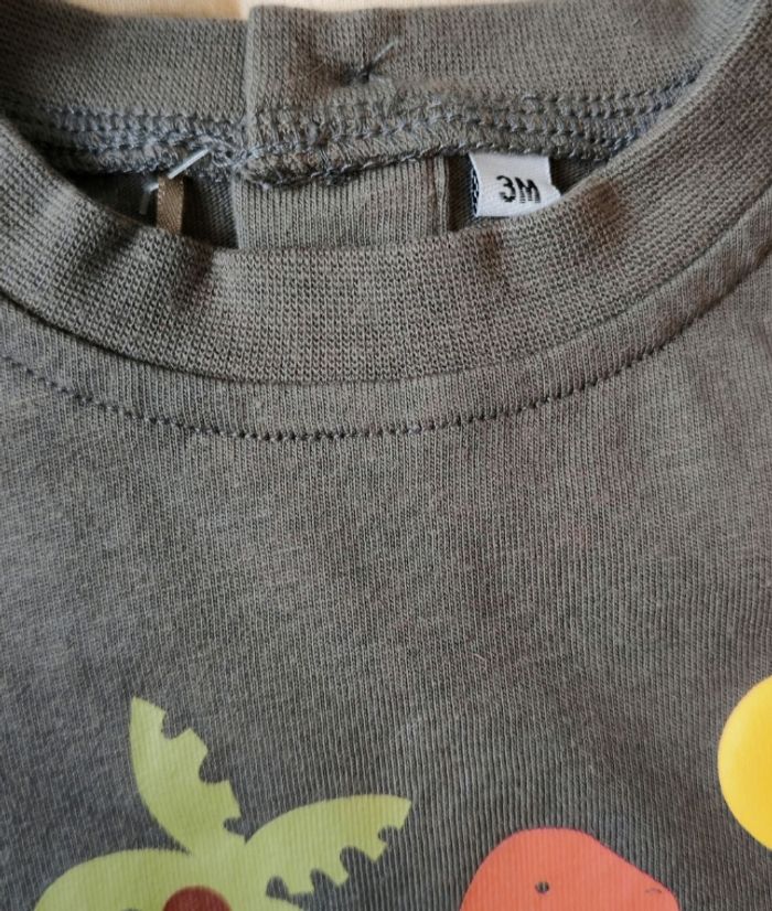 T-shirt dinosaure 3 mois - photo numéro 3