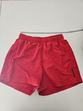 Short de bain reebok rouge