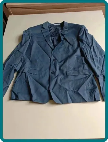 Costume armand thiery taille 52 bleu gris