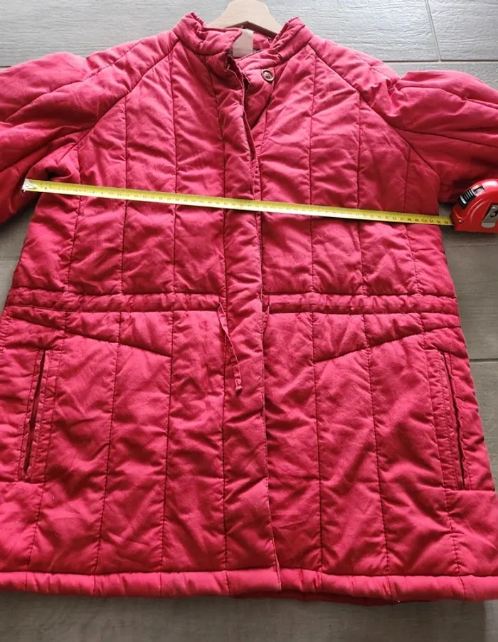 Manteau rouge Miss Helen taille 40 en coton en bon état - photo numéro 5