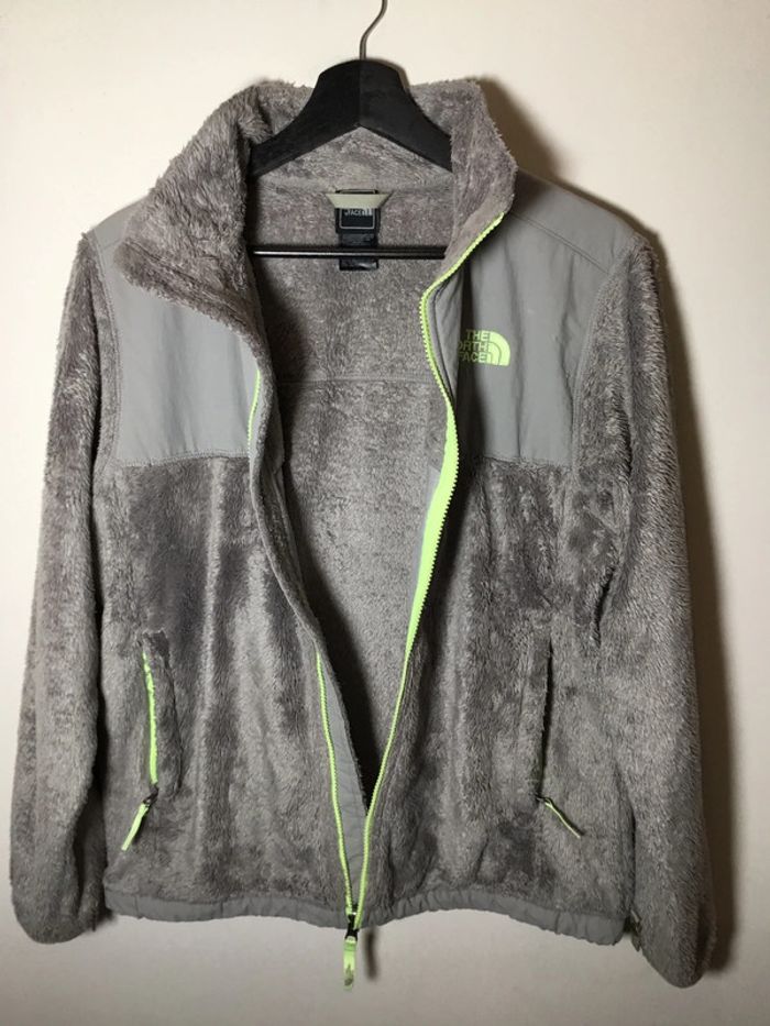 Veste polaire pour fille The North Face grise taille XL 18ans 067 - photo numéro 2