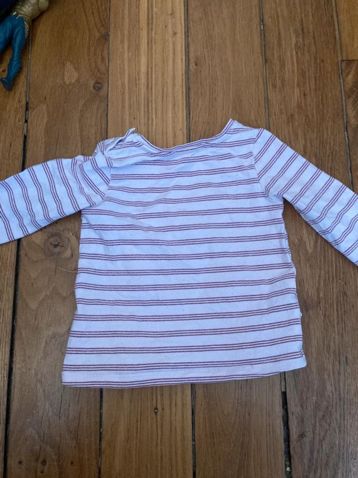 T-shirt manches longues Du Pareil Au Même - 9 mois - photo numéro 3