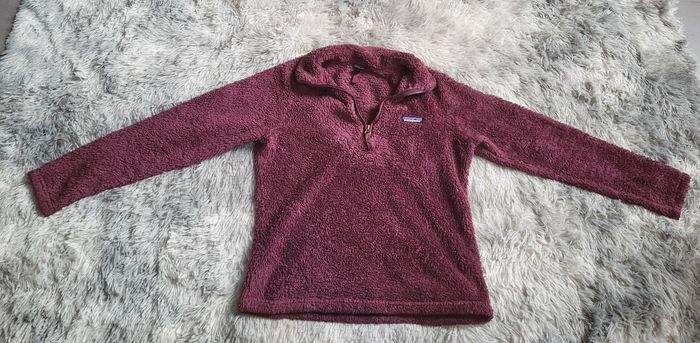 🔥 Patagonia Los Gatos 1/4 Zip – Femme S – Bordeaux/Prune - photo numéro 9